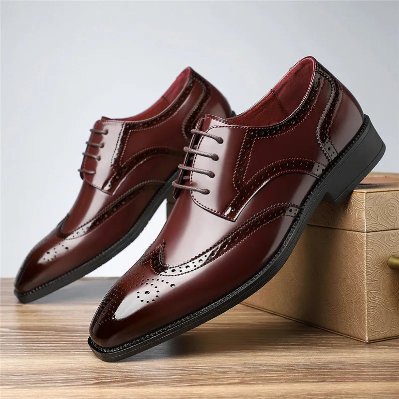 ALDRIDGE GENUINE LEATHER OXFORDS