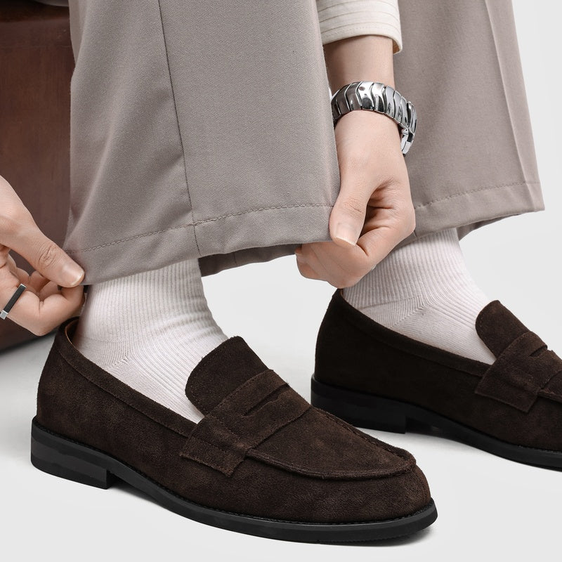 Milan Penny Loafers i Koaskinnsmocka