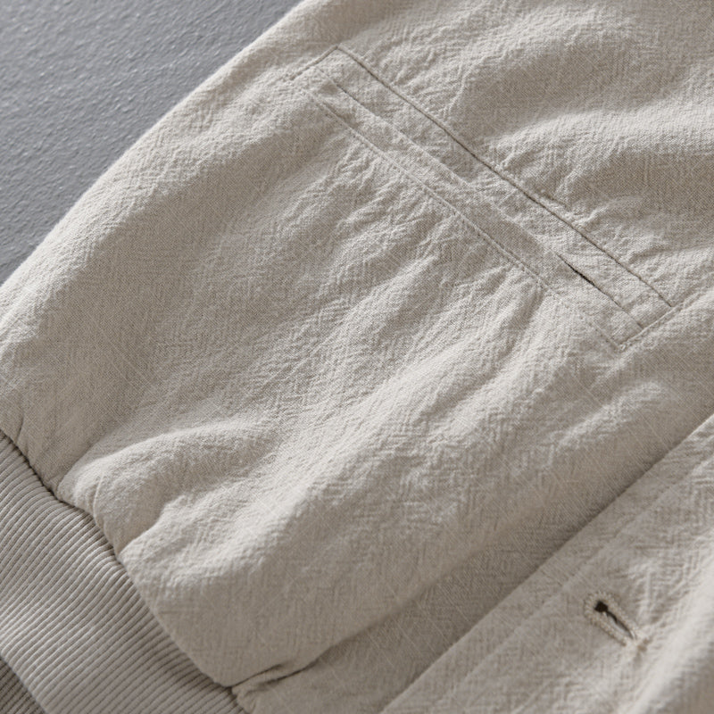Felpa con cappuccio in lino Ravion™