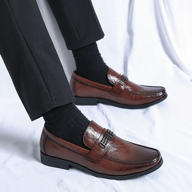 Mocasines Macon de cuero genuino
