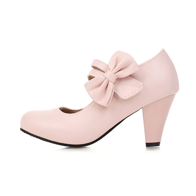 BELLA BOW HEELS