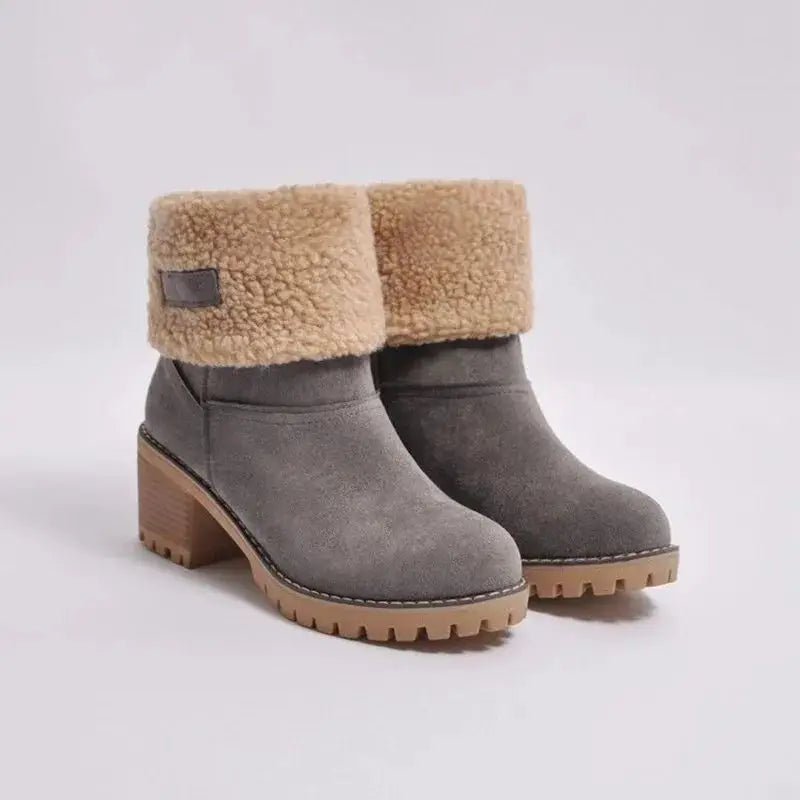VENZO FLEECE ANKLE BOOTS