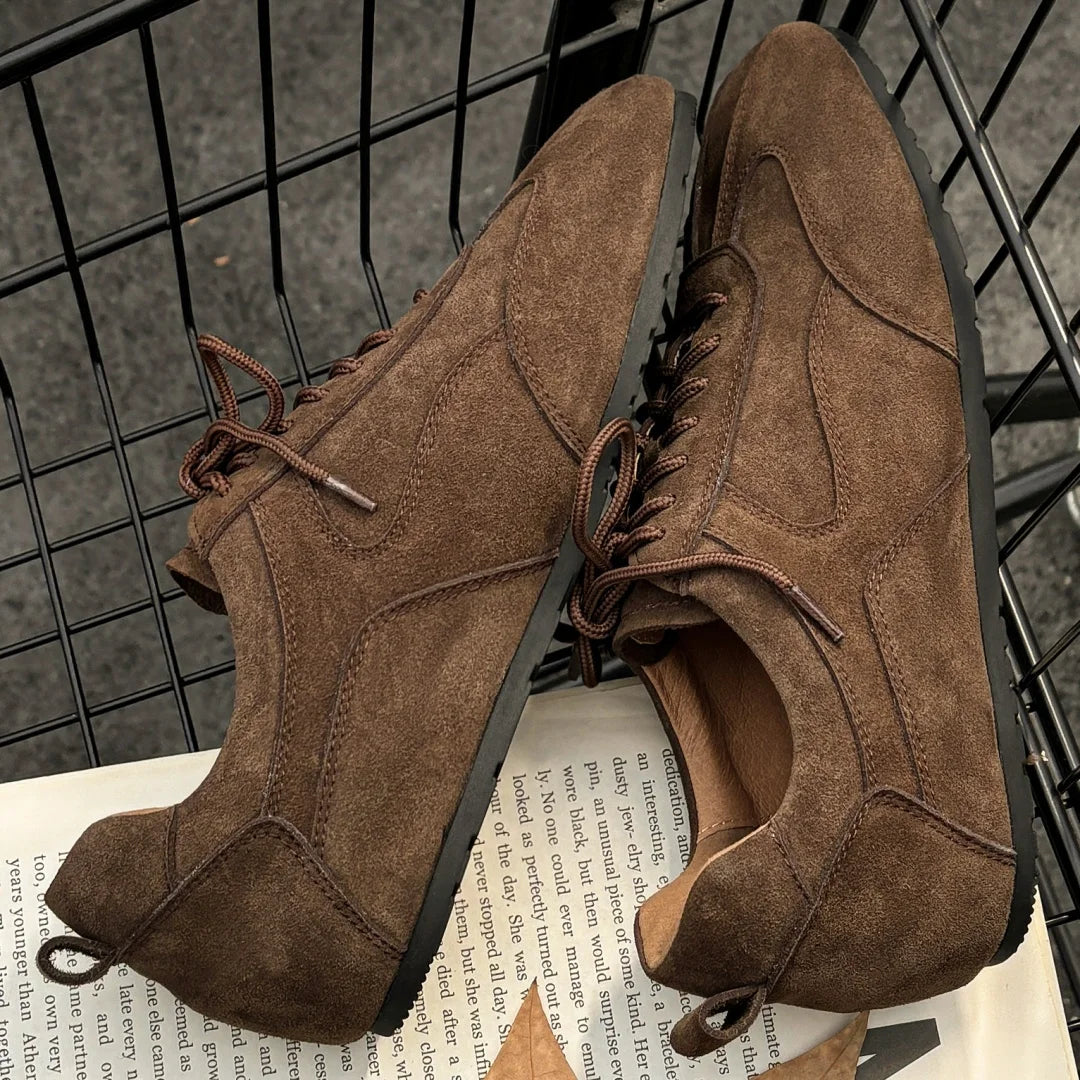 ORLEN SUEDE LACE-UP SNEAKERS