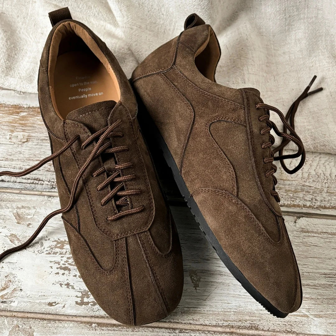 ORLEN SUEDE LACE-UP SNEAKERS
