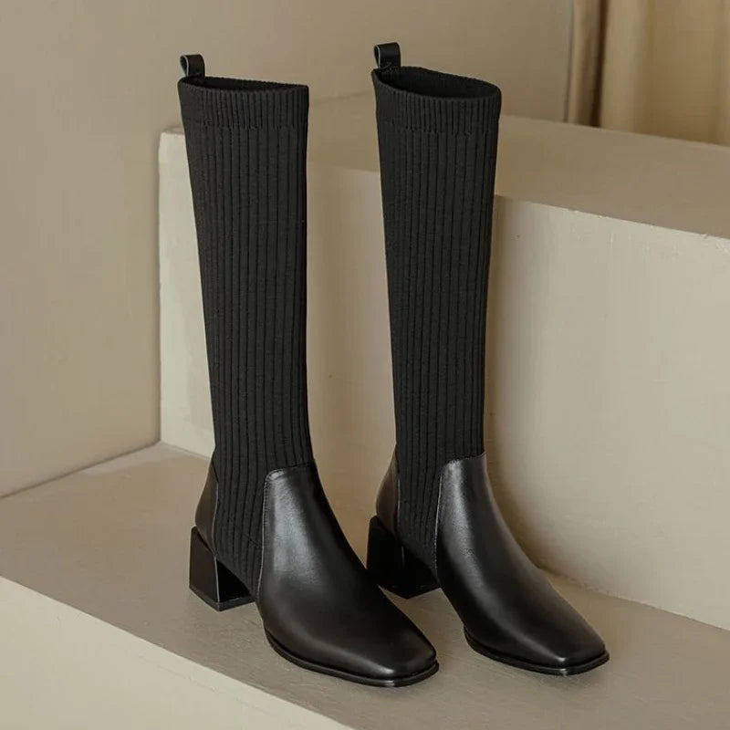 MONTREUIL KNIT BOOTS