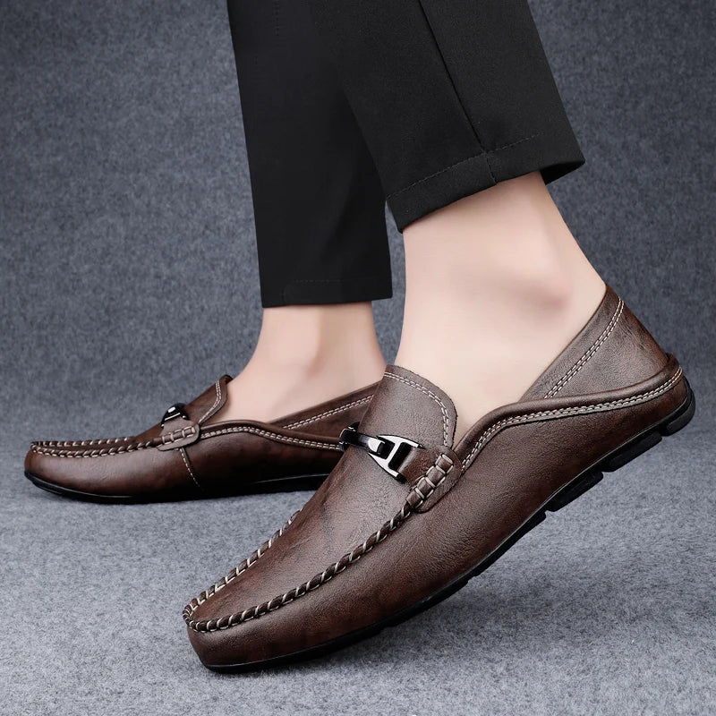 Miler loafers i ægte læder