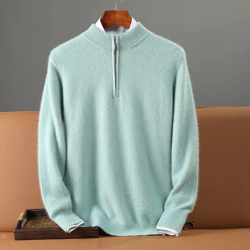 Maglione Cavaliere in vajo e cashmere