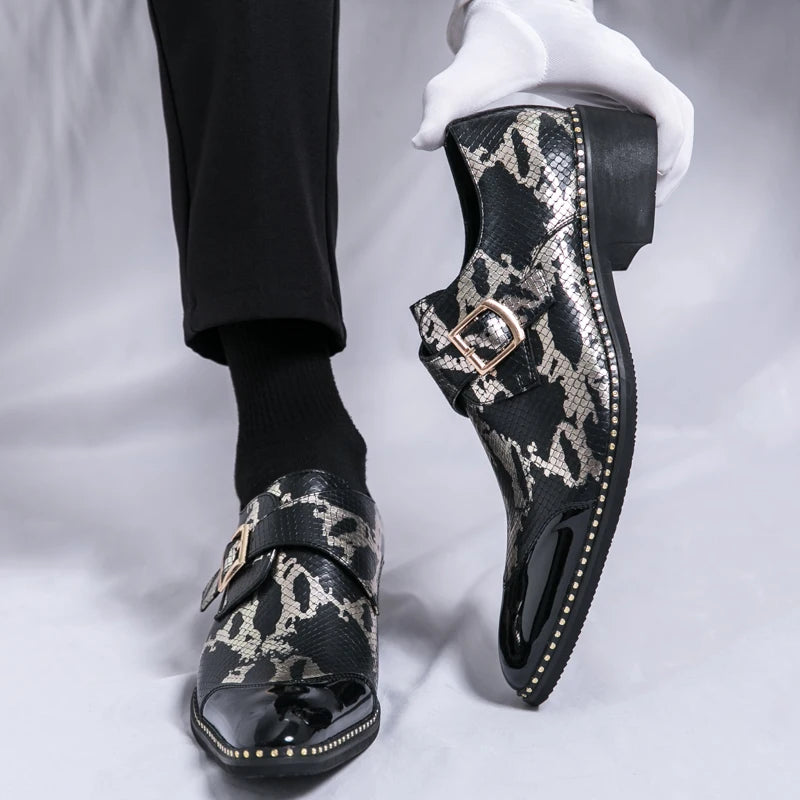 LEANDER MONK-STRAP SHOES