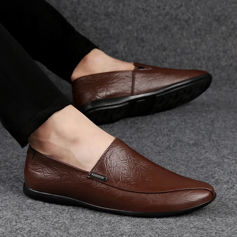 Camper Loafers van Écht Leer