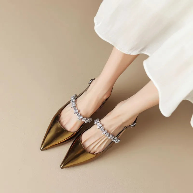 Tacones bajos Crysel