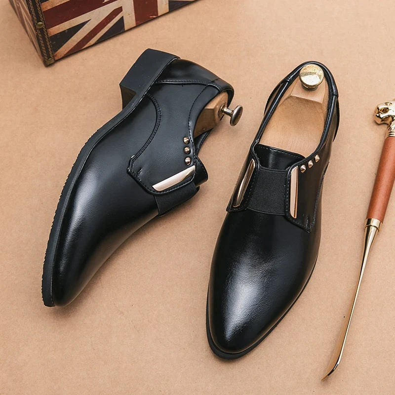 Zapatos de cuero genuino Pedro