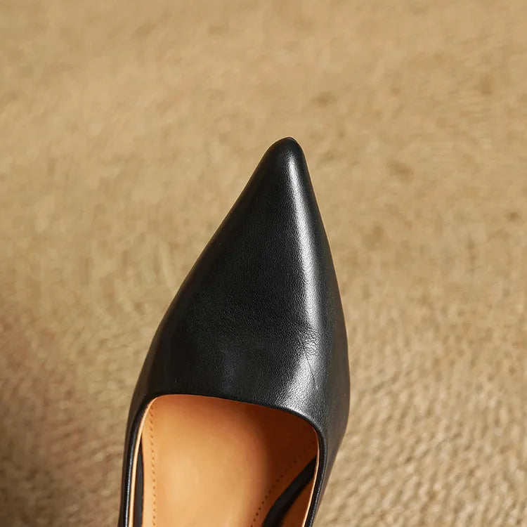 Yanil Genuine Leather Heels