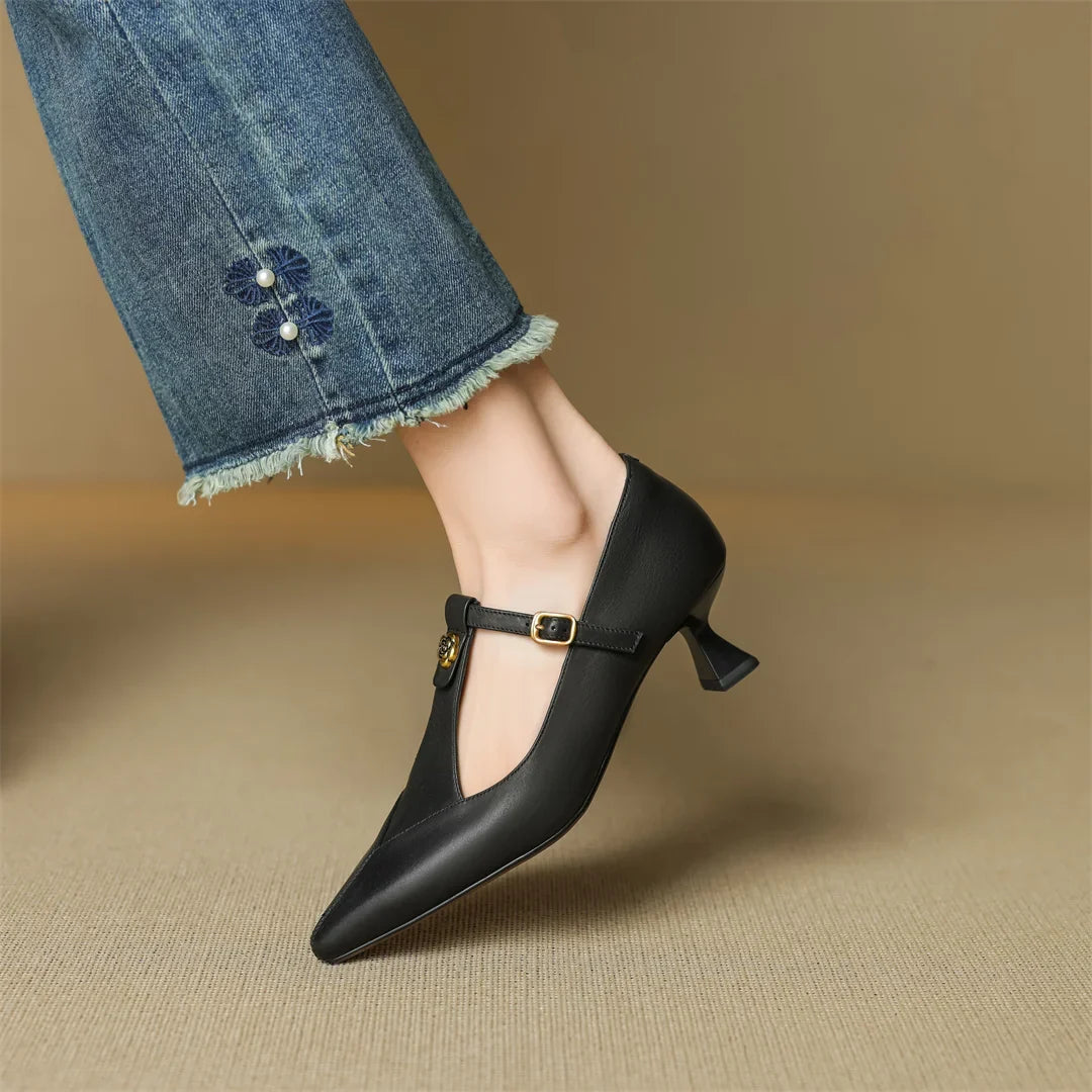 Tacchi Marlene in vera pelle