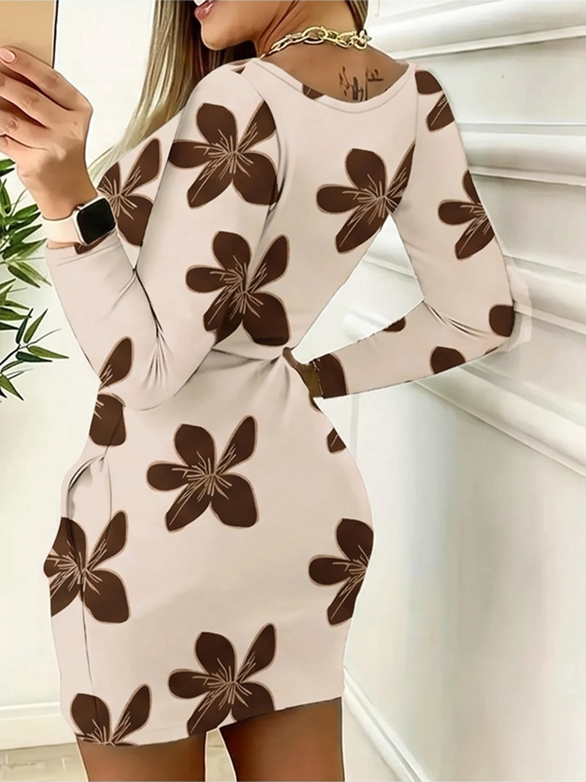 FLEUR FLORAL MINI DRESS