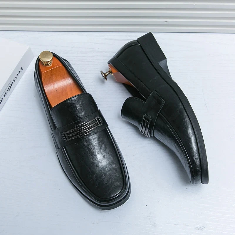 Mocasines Macon de cuero genuino