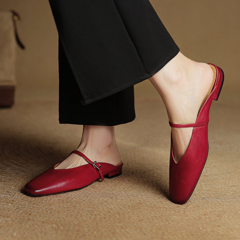 Mules Virela in vera pelle