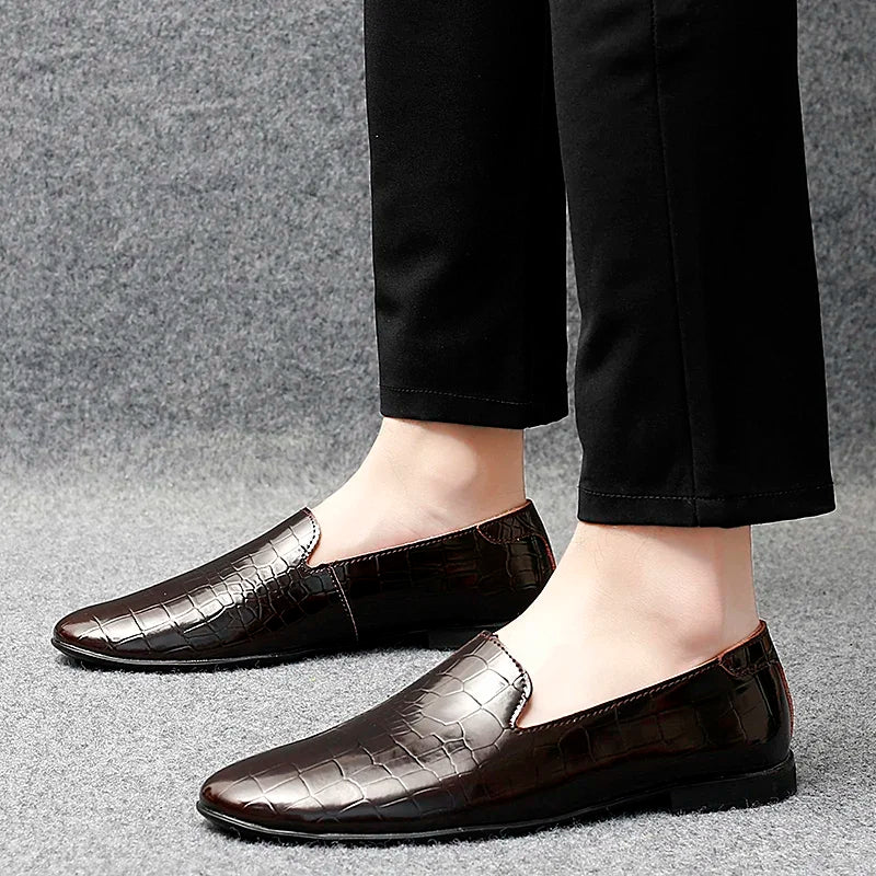 Stalwart Loafers van Echt Leer