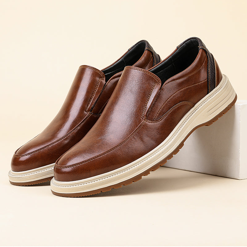 Zapatos sin cordones de cuero pulido Daren