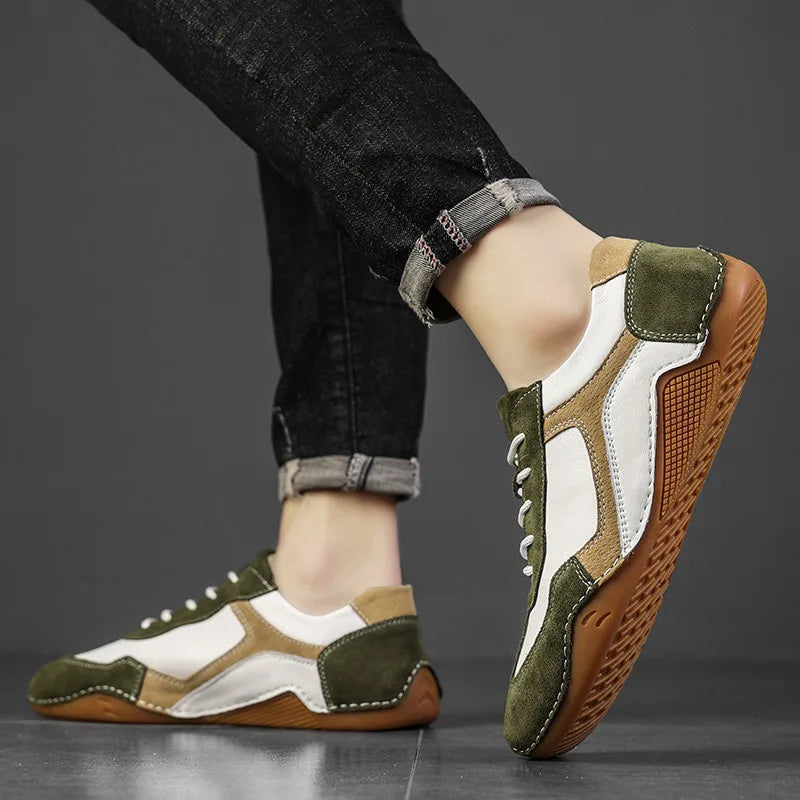 Wildleder-Gummi-Sneaker