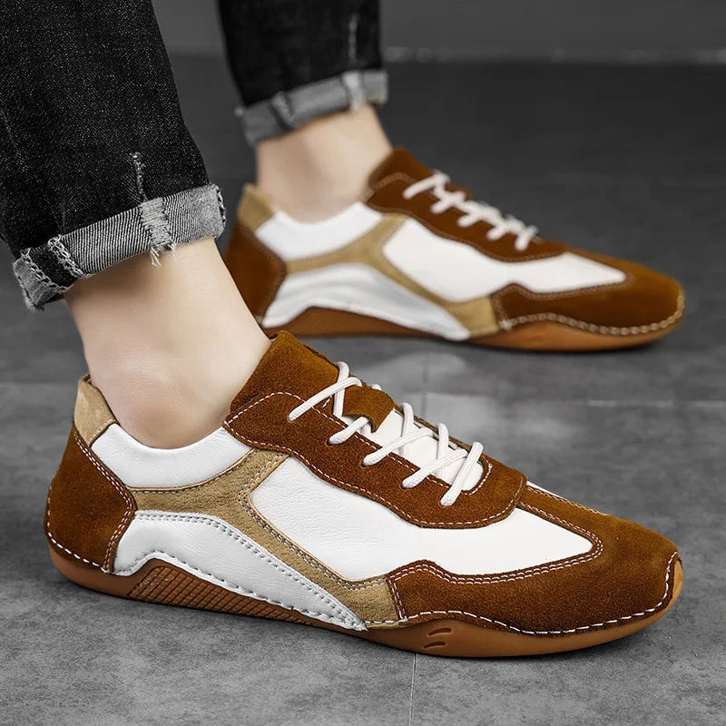Wildleder-Gummi-Sneaker