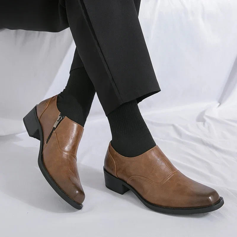 Mocasines Evante de cuero genuino