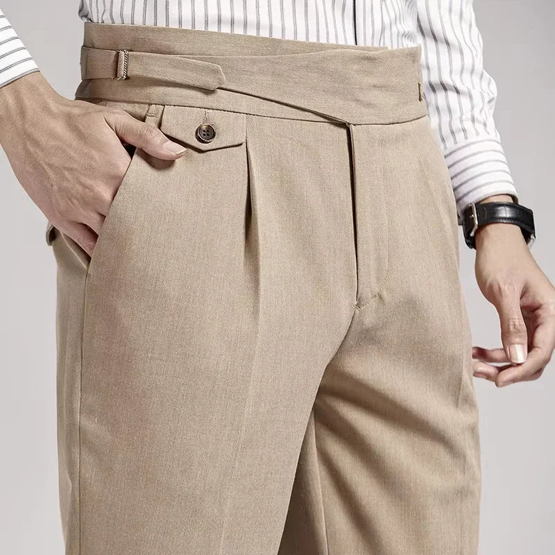 Pantaloni a pieghe Old Money