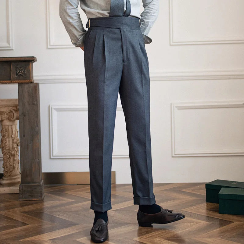 Pantalon slim à pinces