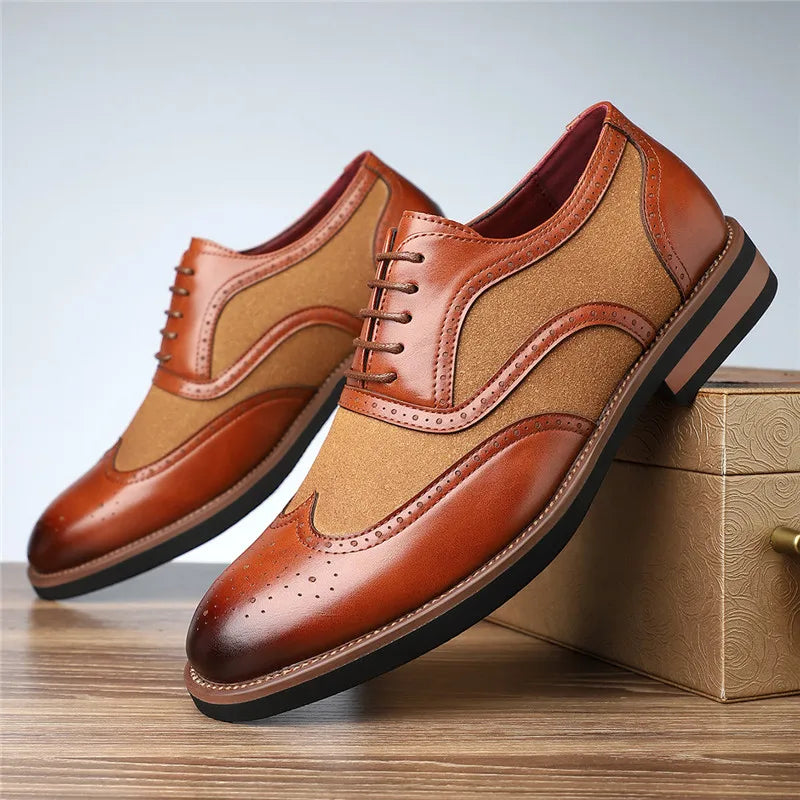 Oxford Larvik in vera pelle
