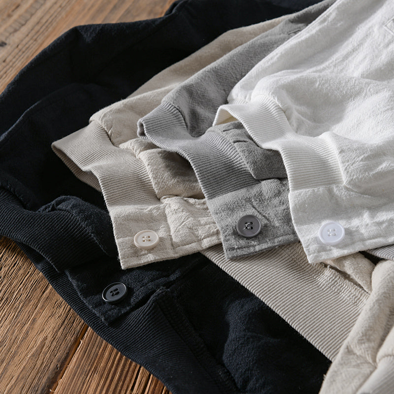 Felpa con cappuccio in lino Ravion™