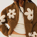 AMELIE FLORAL TEDDY JACKET