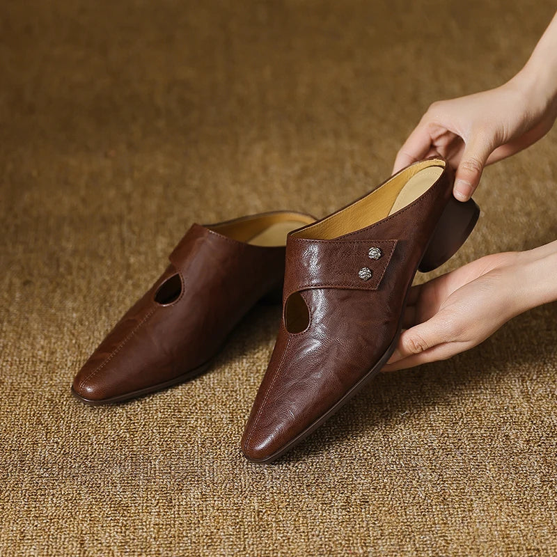 MULES VERONA DE CUERO GENUINO