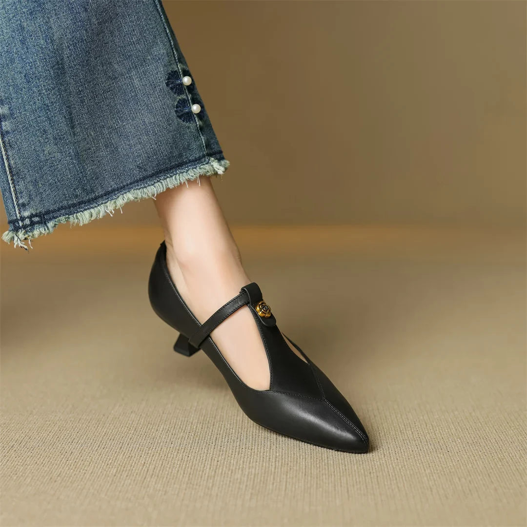 Tacchi Marlene in vera pelle