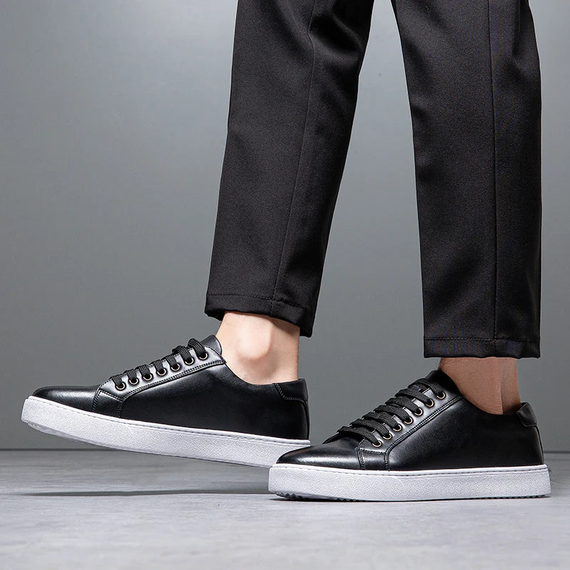 Maver sneakers i ægte læder