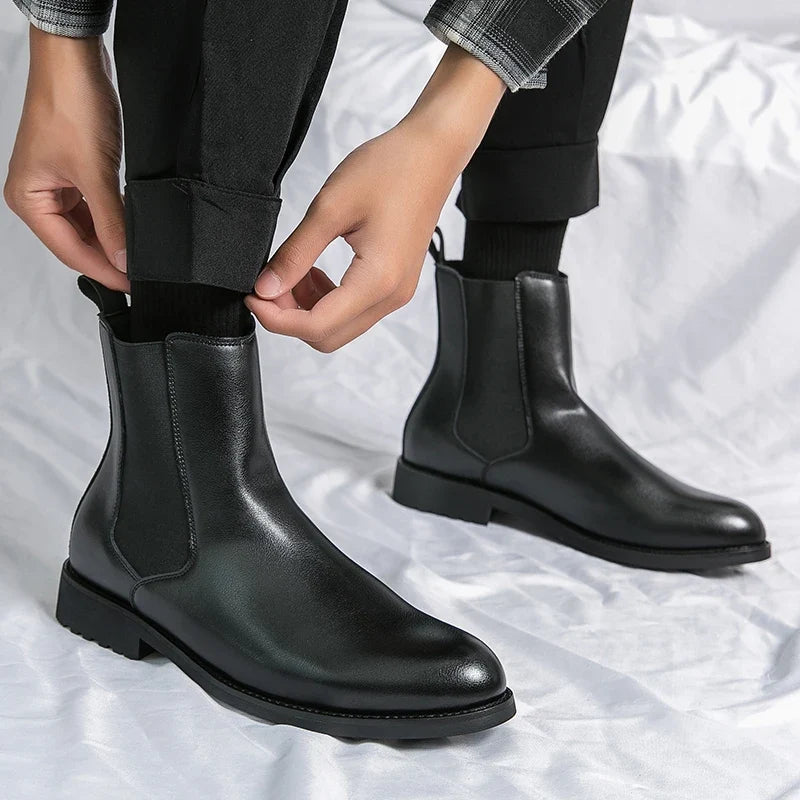 Botas Stride de cuero genuino