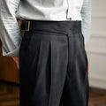 Slim Fit Byxor med vefader
