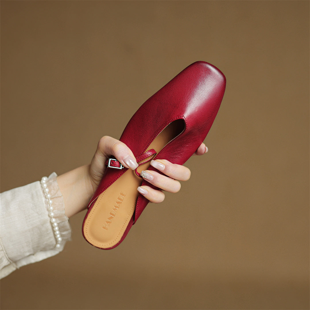 Mules Miral in vera pelle