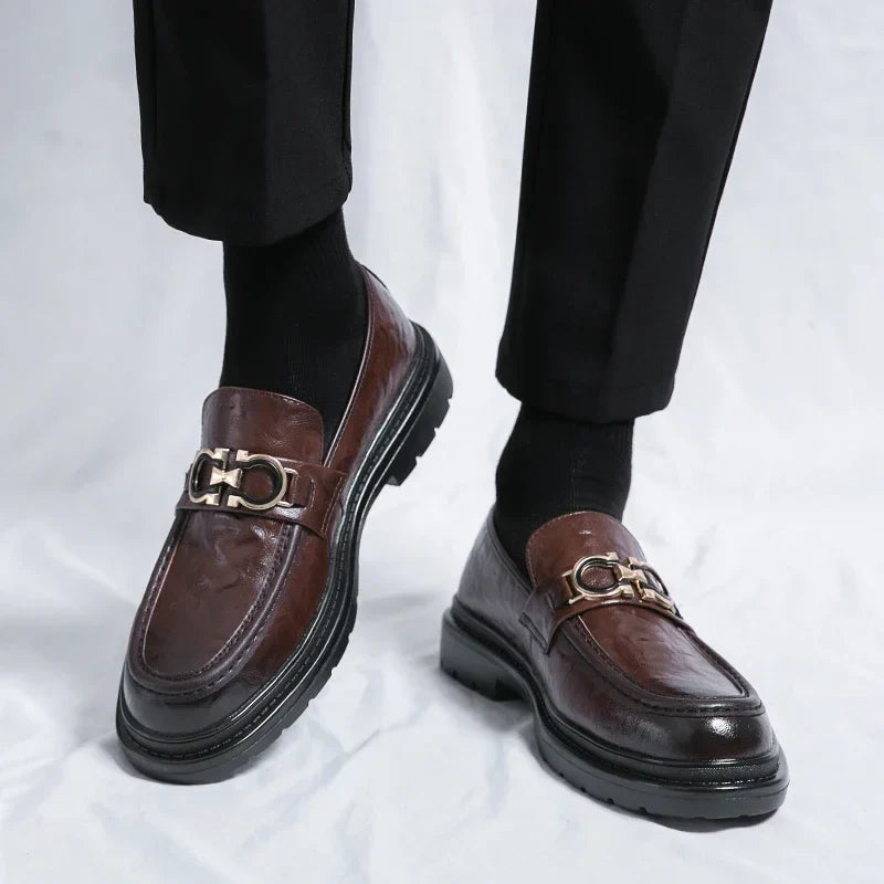 Mocassins Wilbur em pele