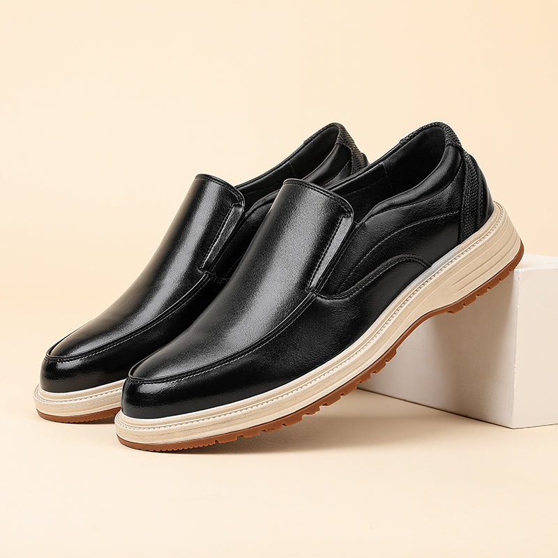 Zapatos sin cordones de cuero pulido Daren