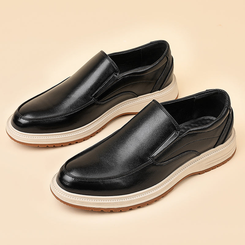 Zapatos sin cordones de cuero pulido Daren