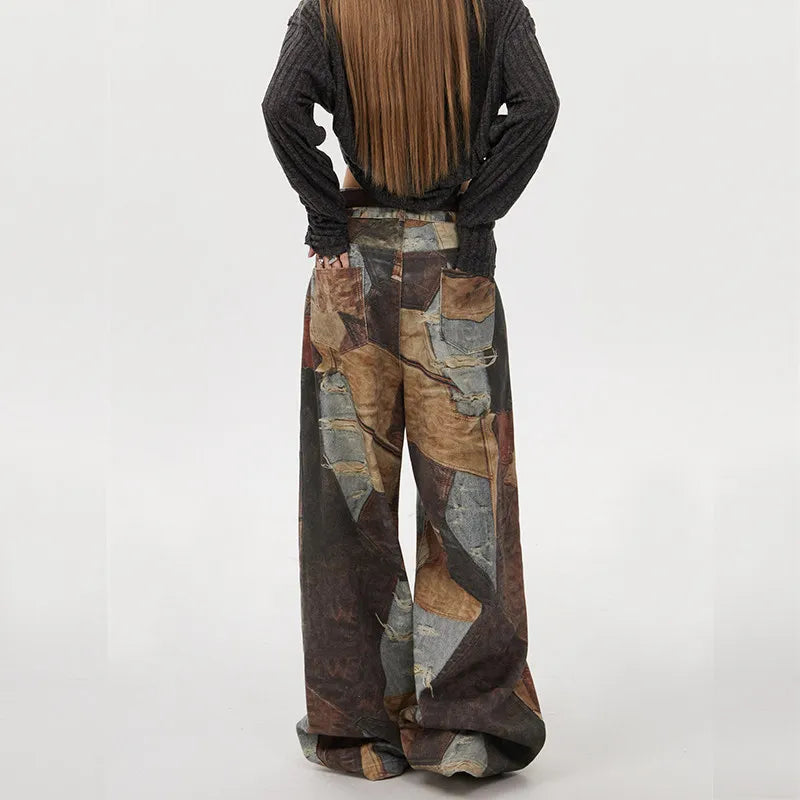 LAVINIA PATCHWORK TROUSERS