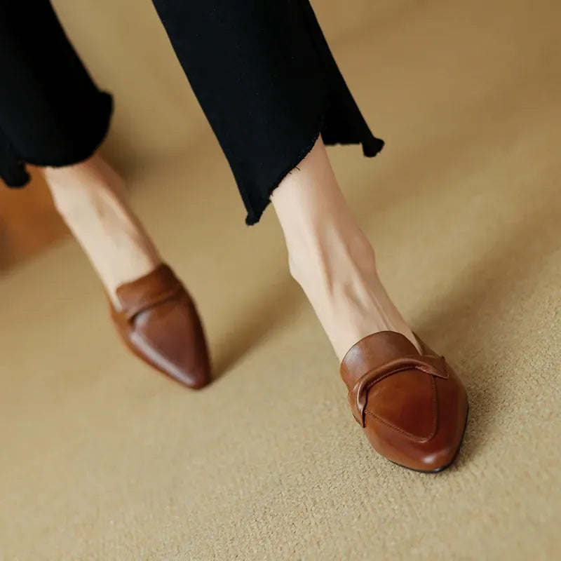 Mule in pelle Adele