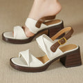 Maeve-sandaler i läder