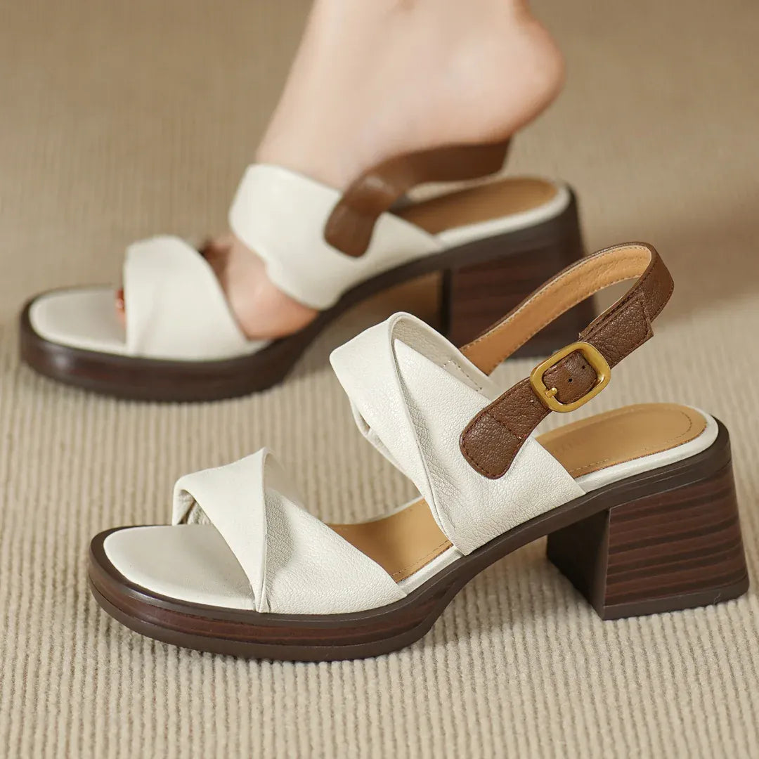 Maeve-sandaler i läder