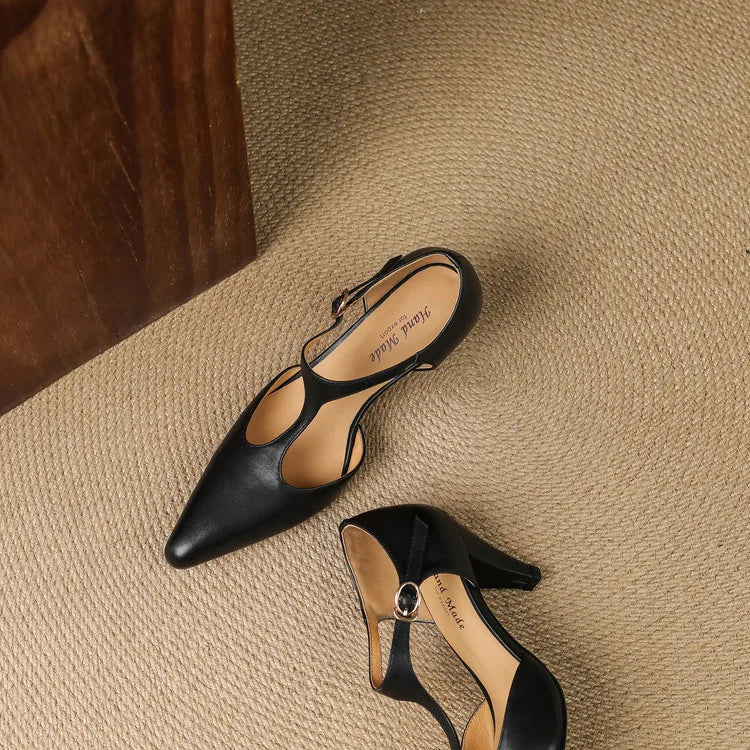 TRIANA GENUINE LEATHER HEELS