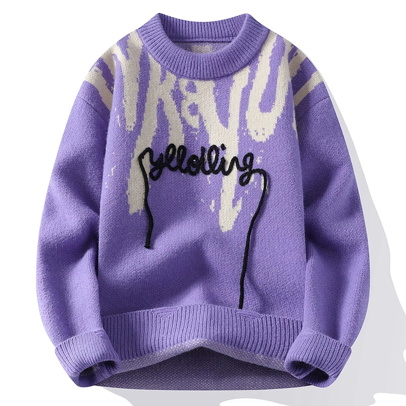Maglione con punto grafico