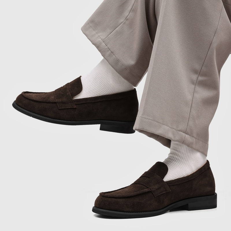 Milan Penny Loafers i Koaskinnsmocka