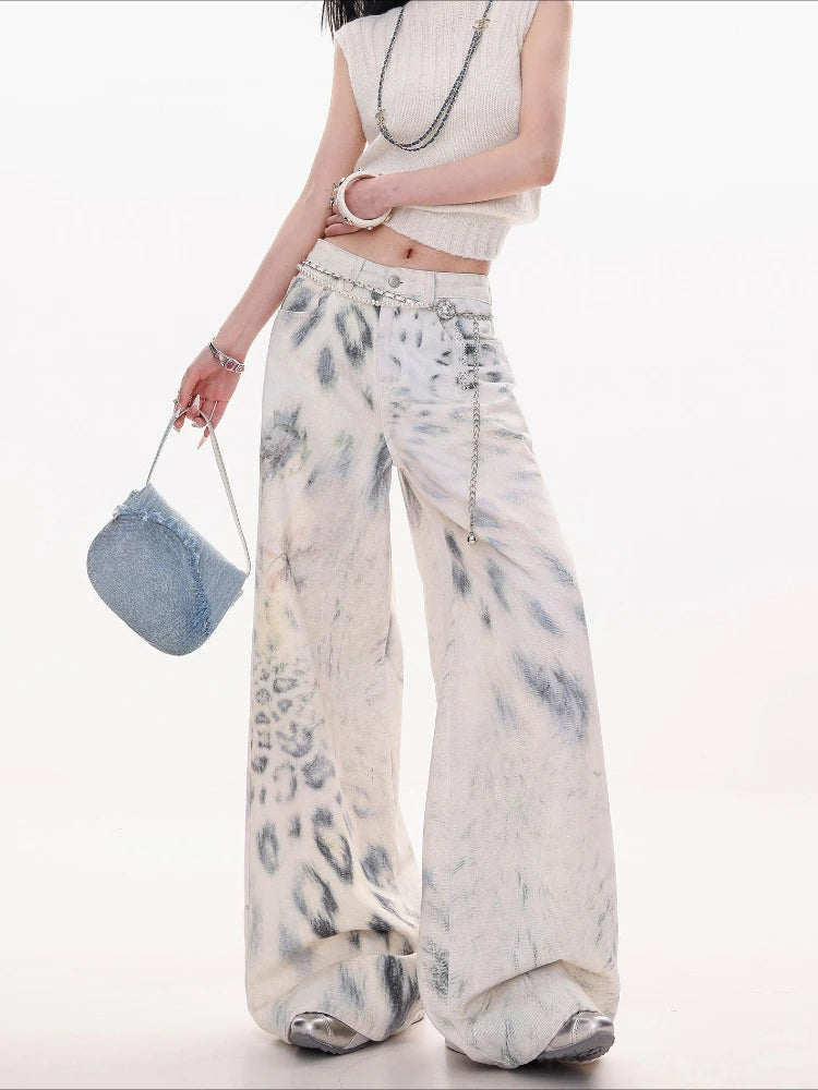 ALIZEE ANIMAL-PRINT JEANS