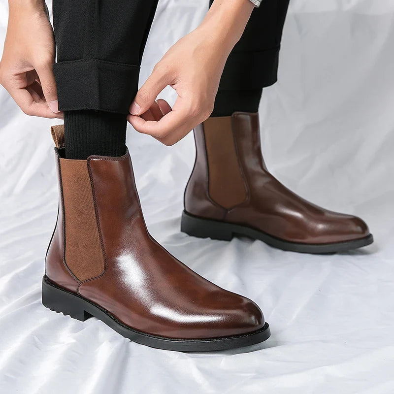 Botas Stride de cuero genuino