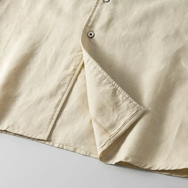 Camicia abbottonata Empire in lino