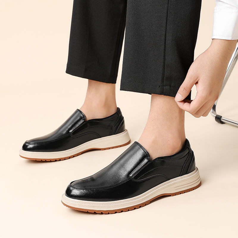 Zapatos sin cordones de cuero pulido Daren